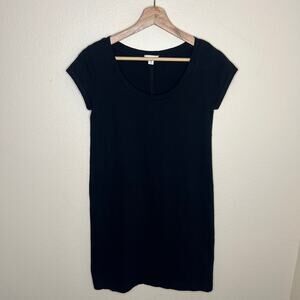 Gap 100% Cotton Black TShirt Dress XS